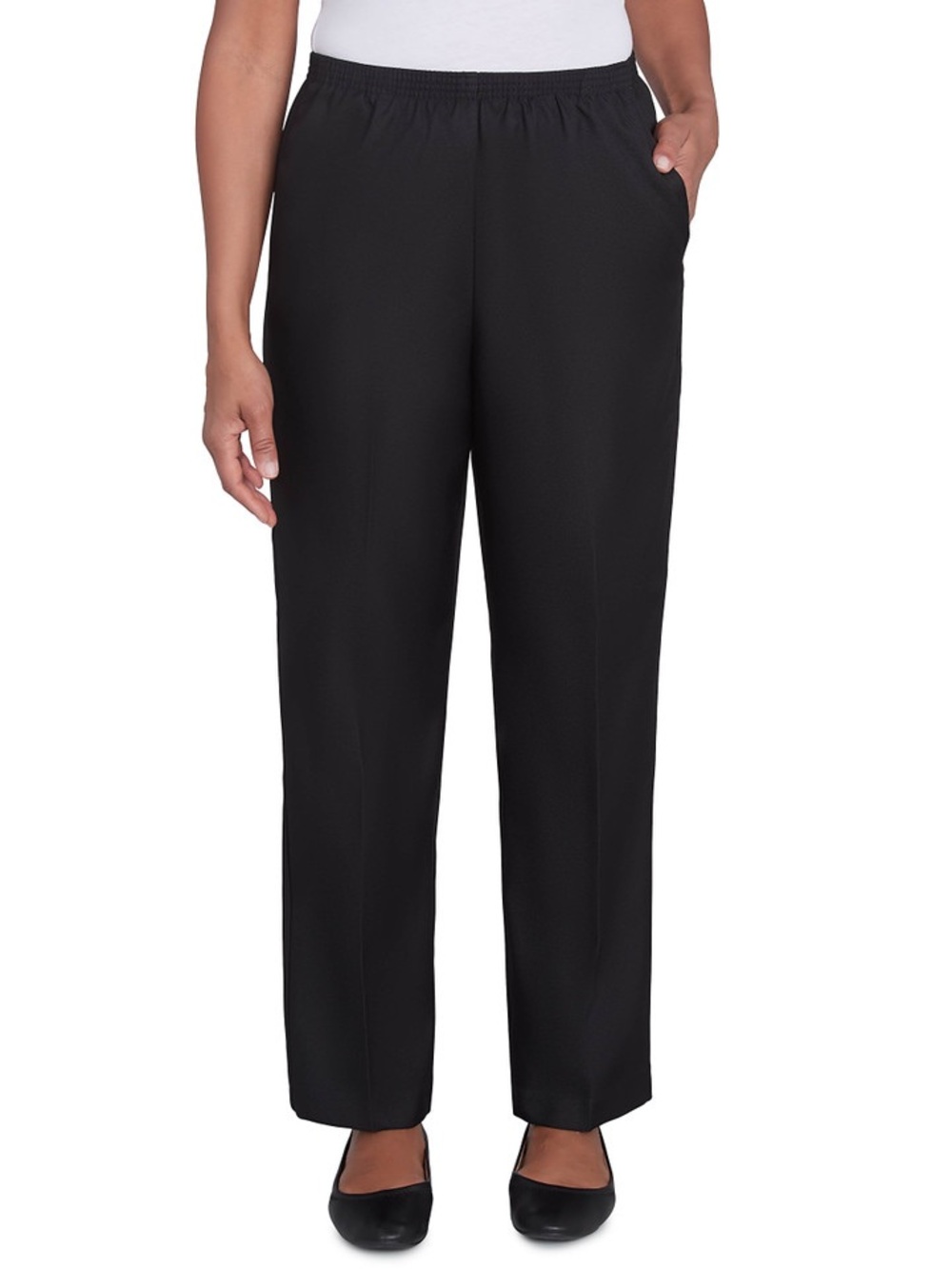 Alfred Dunner Petite Classics Short Length Pant